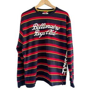 Billionaire Boys Club BBC Men's Sz XL Red Blue Yellow Striped Odyssee L/S Shirt